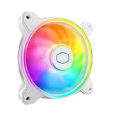 Cooler Master MasterFan MF120 Halo² 120mm ARGB PC Case Fan - White